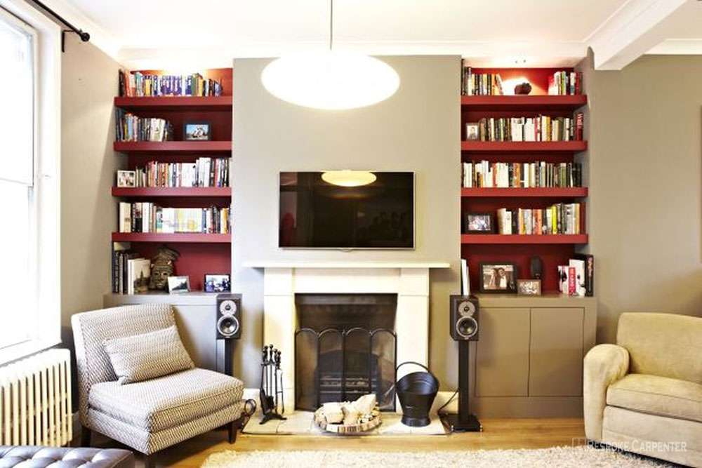 custom bookshelf image