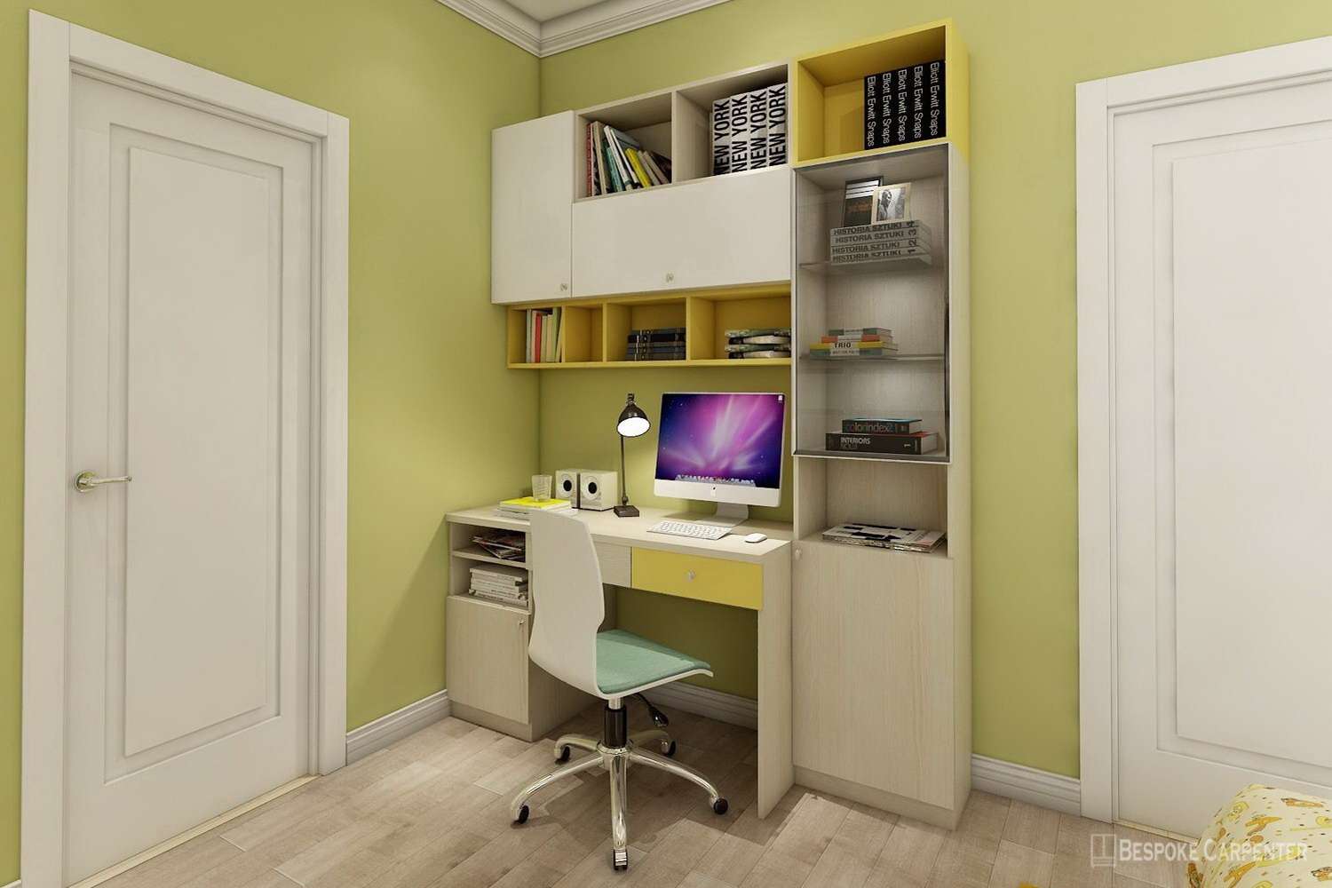 custom bookshelf image
